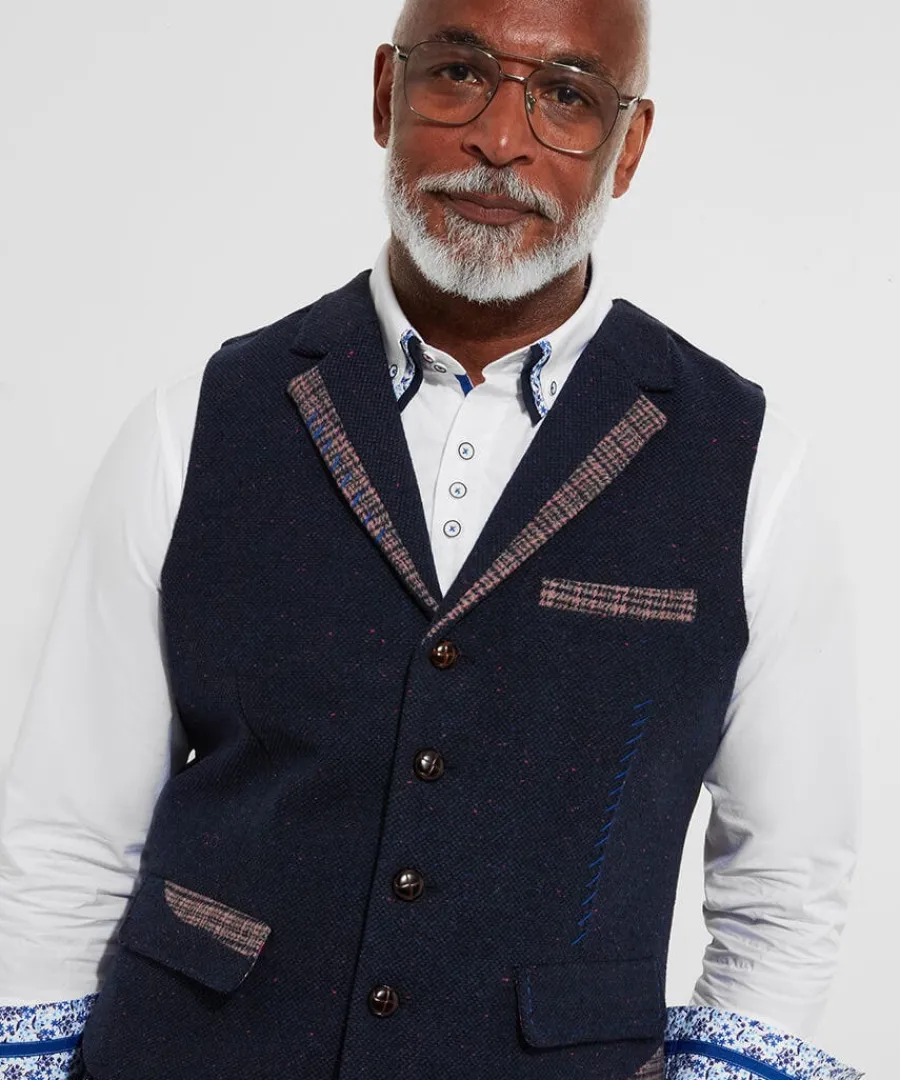 mix_it_up_waistcoat_2.webp Shop Joe Browns Mix It Up Waistcoat Blue