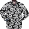 Shop Joe Browns Monochrome Floral Shirt White
