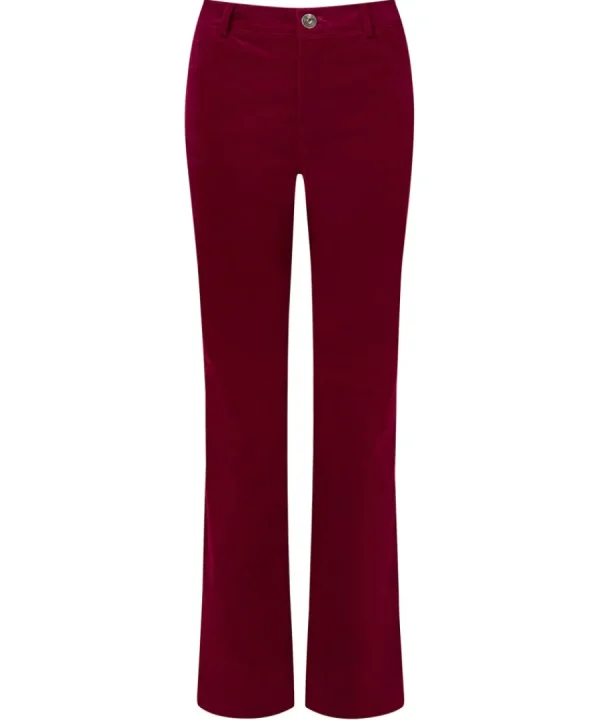 Fashion Joe Browns Must Have Moleskin Trousers Berry / Teal