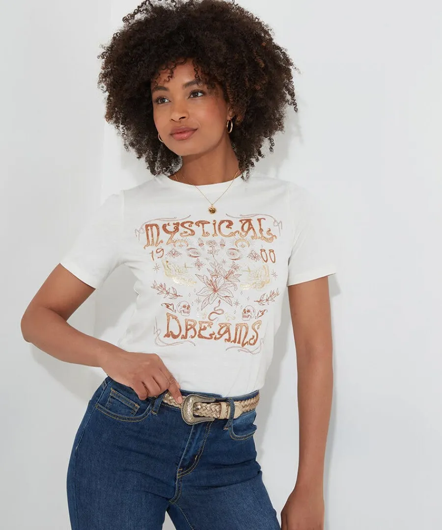 mystical_magic_tshirt_1.webp Online Joe Browns Mystical Magic T-Shirt Cream