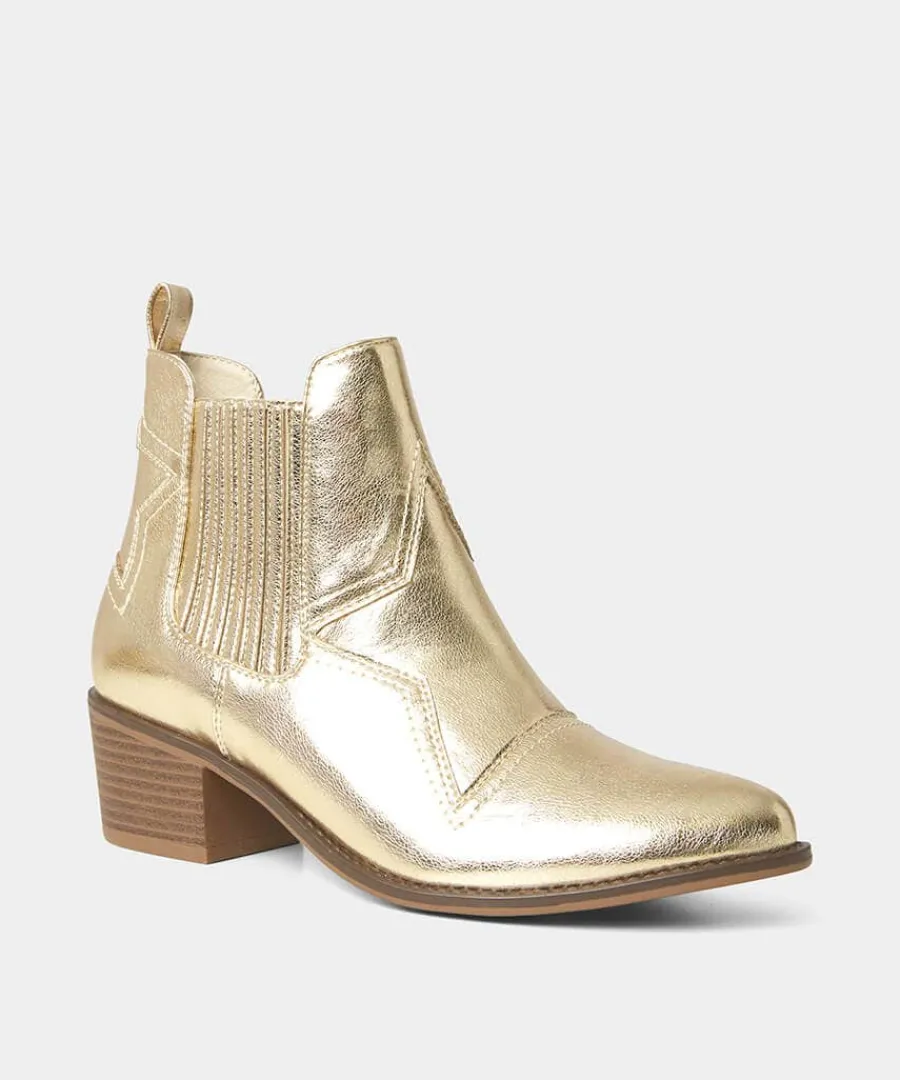 night_star_western_boots_2.webp Clearance Joe Browns Night Star Western Boots Gold