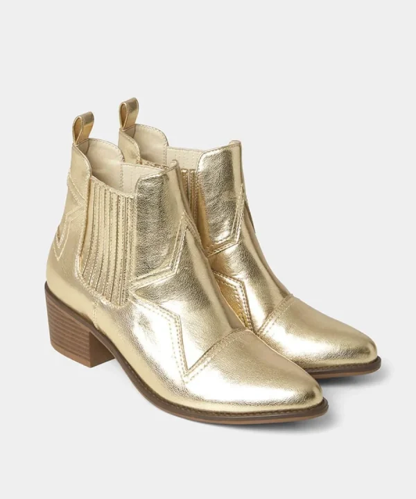Clearance Joe Browns Night Star Western Boots Gold