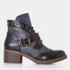 Fashion Joe Browns Northern Lights Ankle Boots Blue Multi