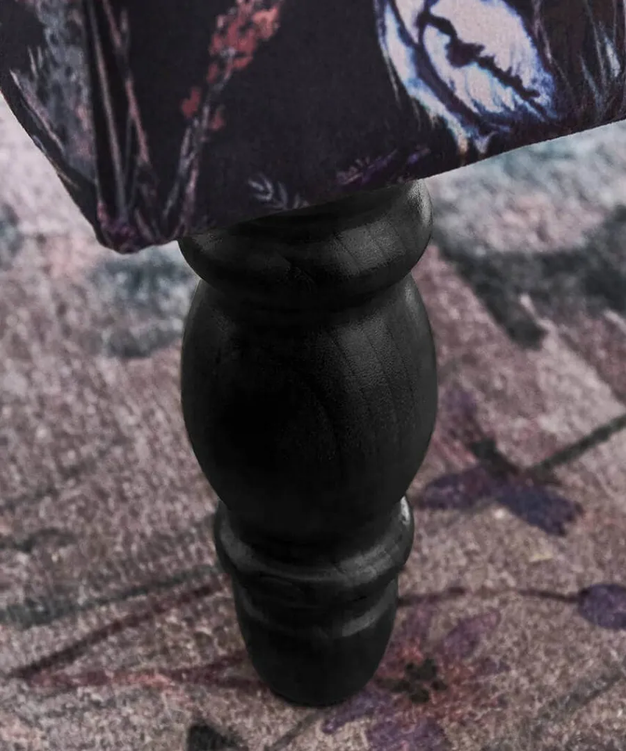 nouveau_herons_velvet_sto_3.webp Best Joe Browns Nouveau Herons Velvet Storage Footstool Charcoal