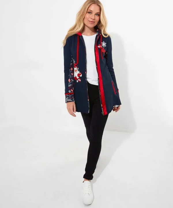 Best Joe Browns Novelty Zip Sweat Navy