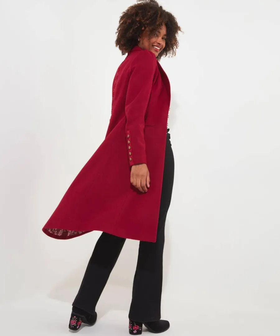 oh_so_sophisticated_coat_3.webp Hot Joe Browns Oh So Sophisticated Coat Red
