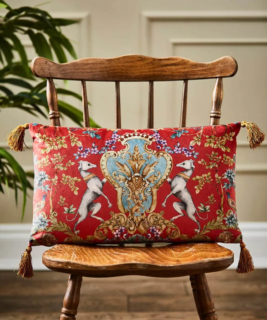 olde_worlde_reversible_cu_0.webp Online Joe Browns Olde Worlde Reversible Cushion Red