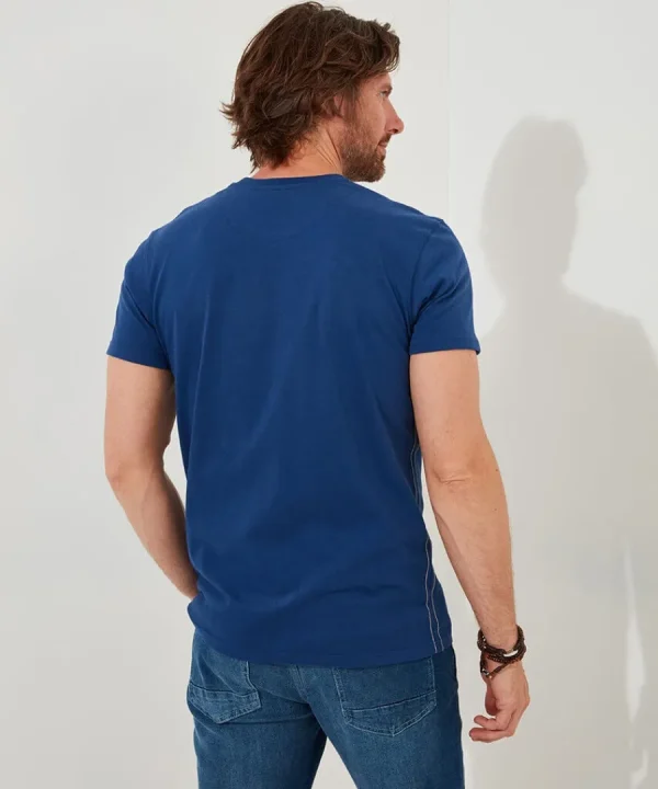 Hot Joe Browns On Repeat Tee Blue