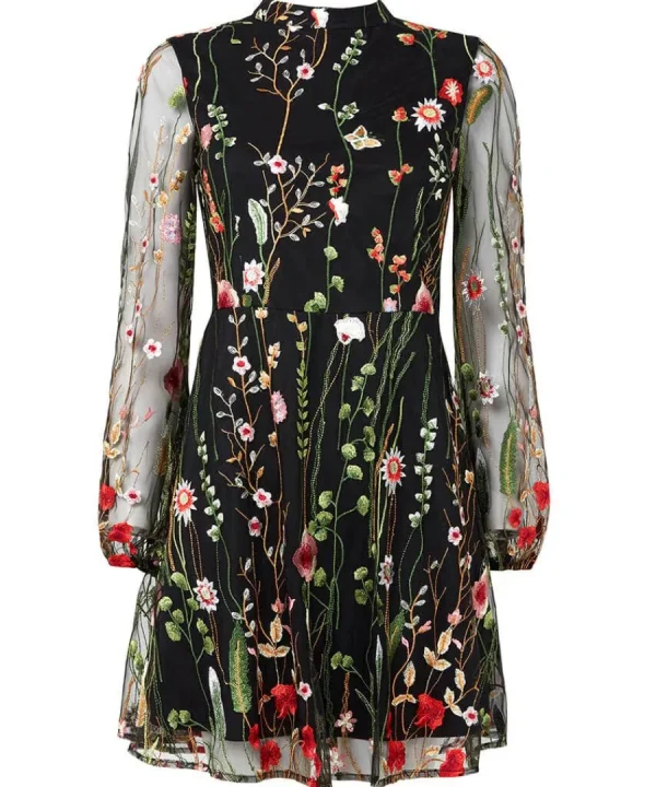 Cheap Joe Browns Ophelia Embroidered Dress Black