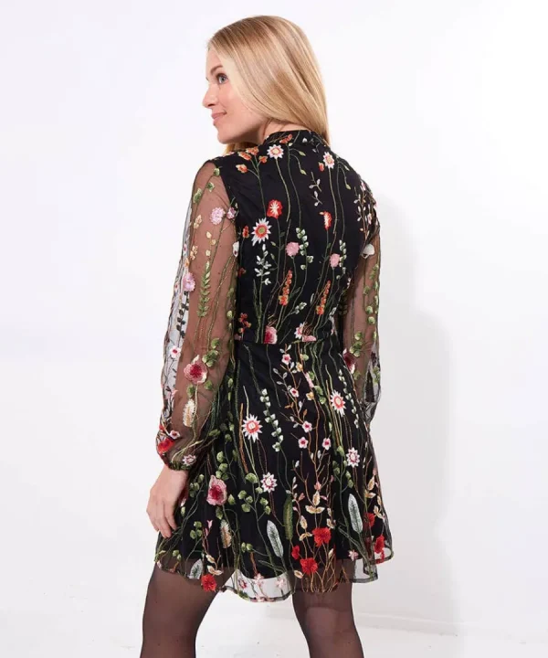 Cheap Joe Browns Ophelia Embroidered Dress Black