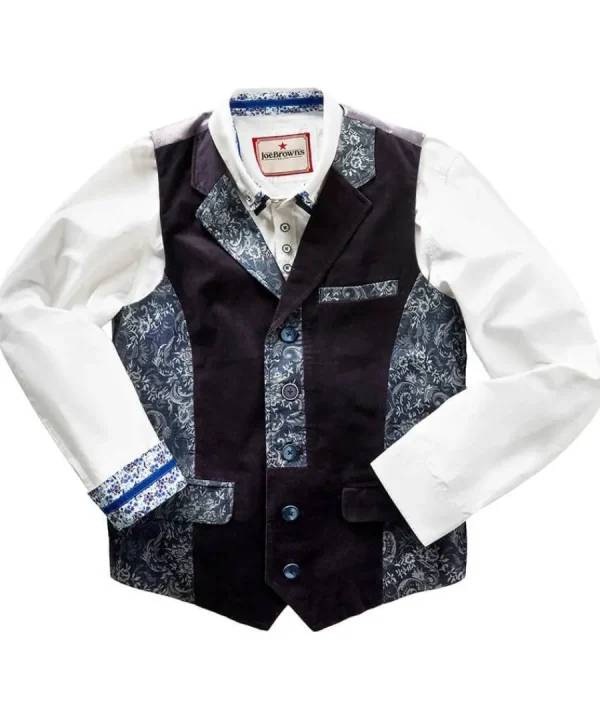 Store Joe Browns Party Jacquard Waistcoat Purple