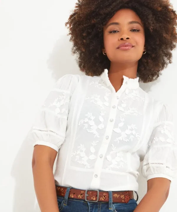 Online Joe Browns Patsy Embroidered Blouse White