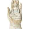 Flash Sale Joe Browns Peaceful Palm Meditating Buddha Figurine Grey