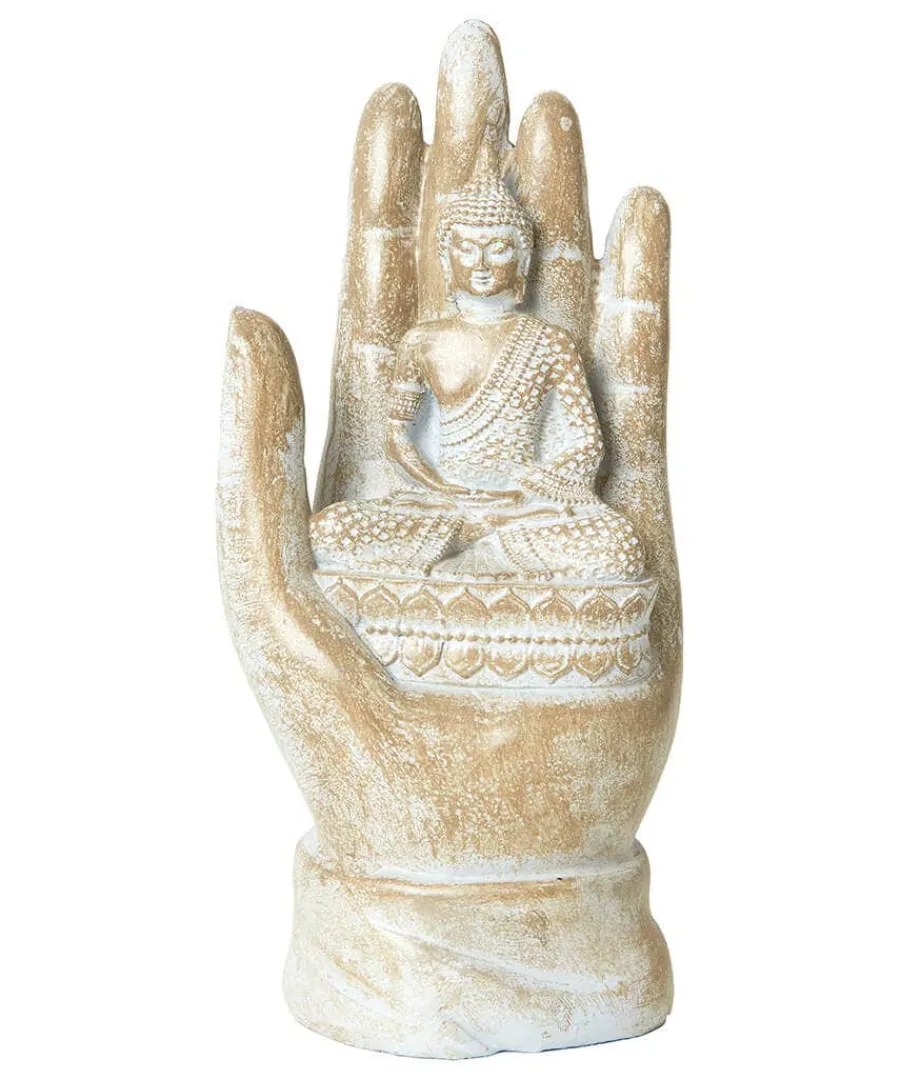 peaceful_palm_meditating__0.webp Flash Sale Joe Browns Peaceful Palm Meditating Buddha Figurine Grey