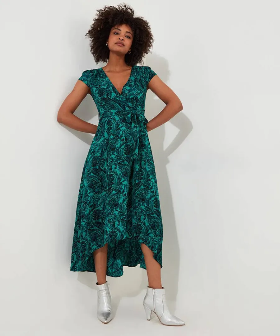 perfect_paisley_dress_1.webp Cheap Joe Browns Perfect Paisley Dress Teal
