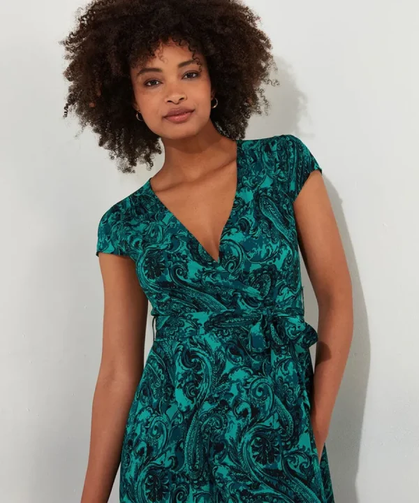 Cheap Joe Browns Perfect Paisley Dress Teal