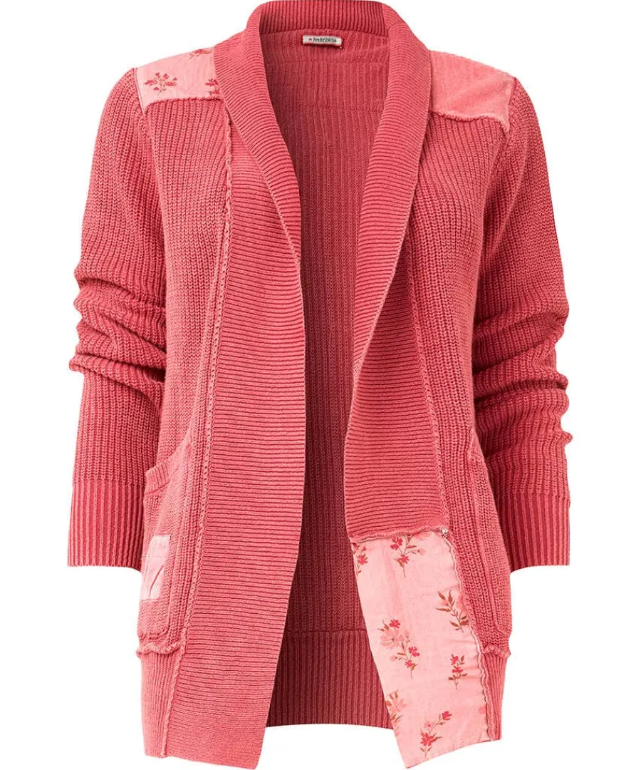 perfect_patchwork_cardiga_0.webp Clearance Joe Browns Perfect Patchwork Cardigan Pink