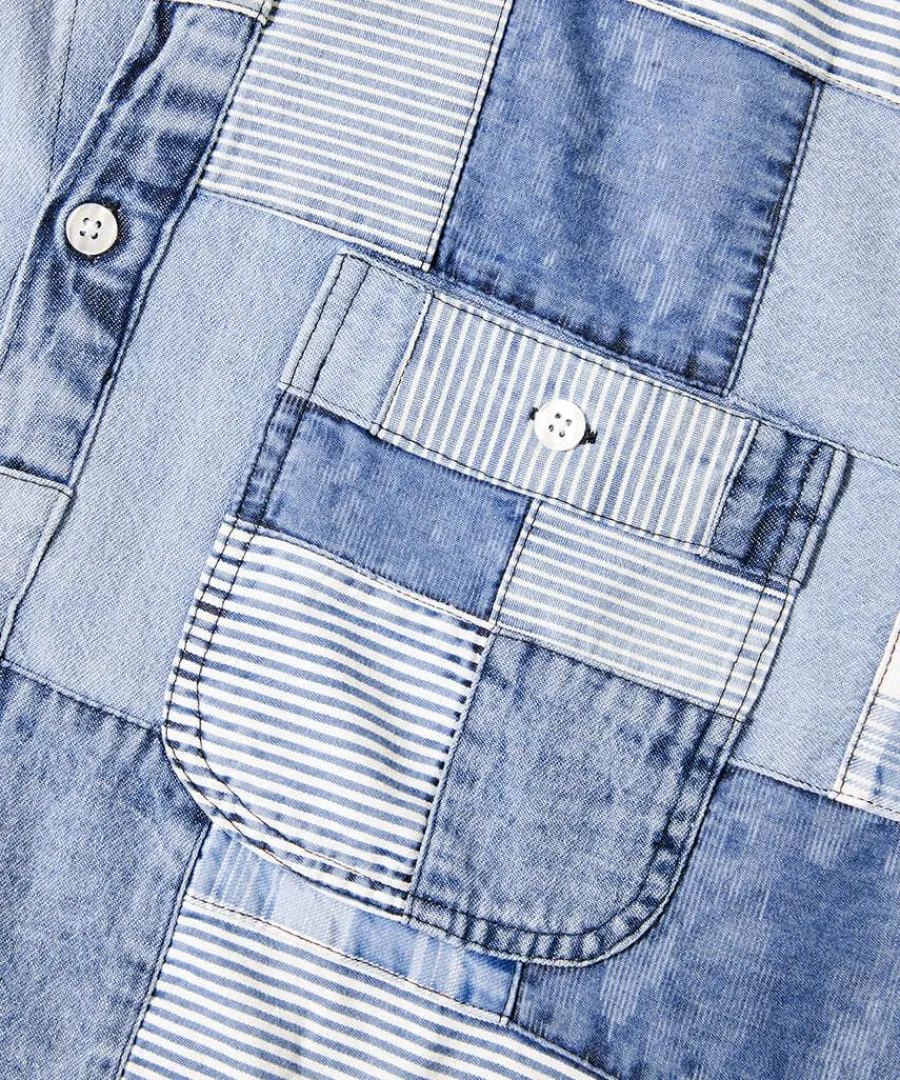 perfect_patchwork_shirt_6.webp Flash Sale Joe Browns Perfect Patchwork Shirt Blue