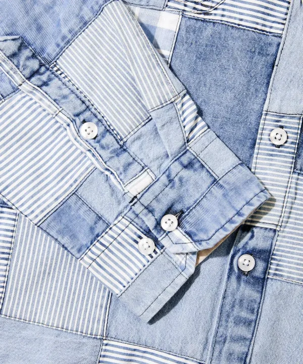 Flash Sale Joe Browns Perfect Patchwork Shirt Blue