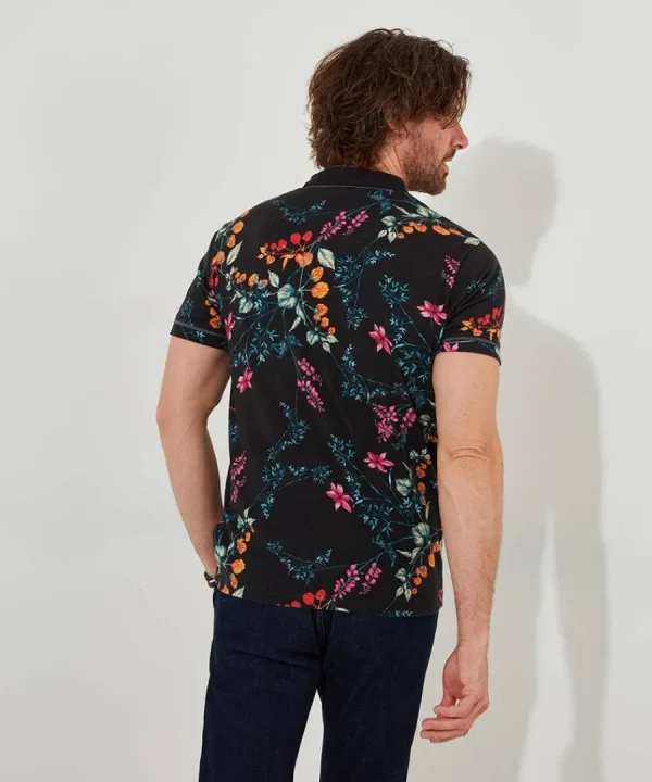 Cheap Joe Browns Perfect Print Polo Shirt Black