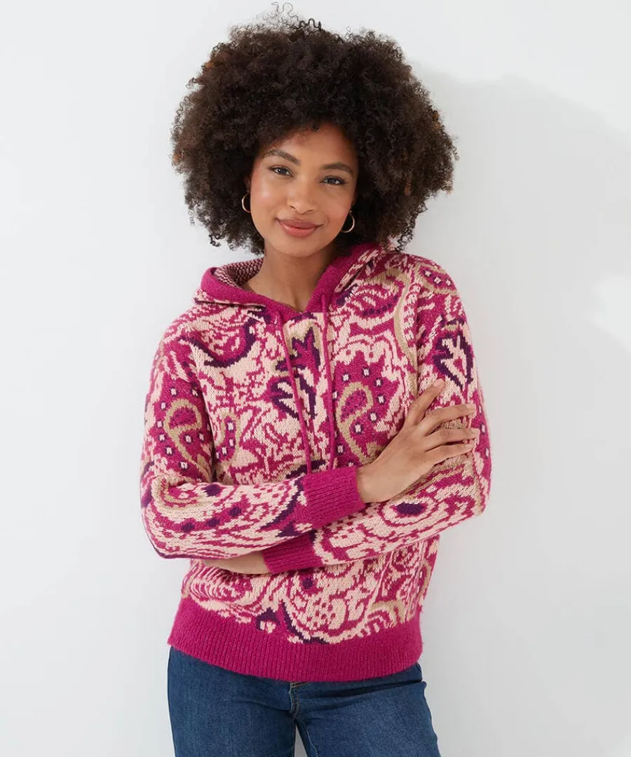 perfectly_paisley_hooded__1.webp Fashion Joe Browns Perfectly Paisley Hooded Jumper Pink