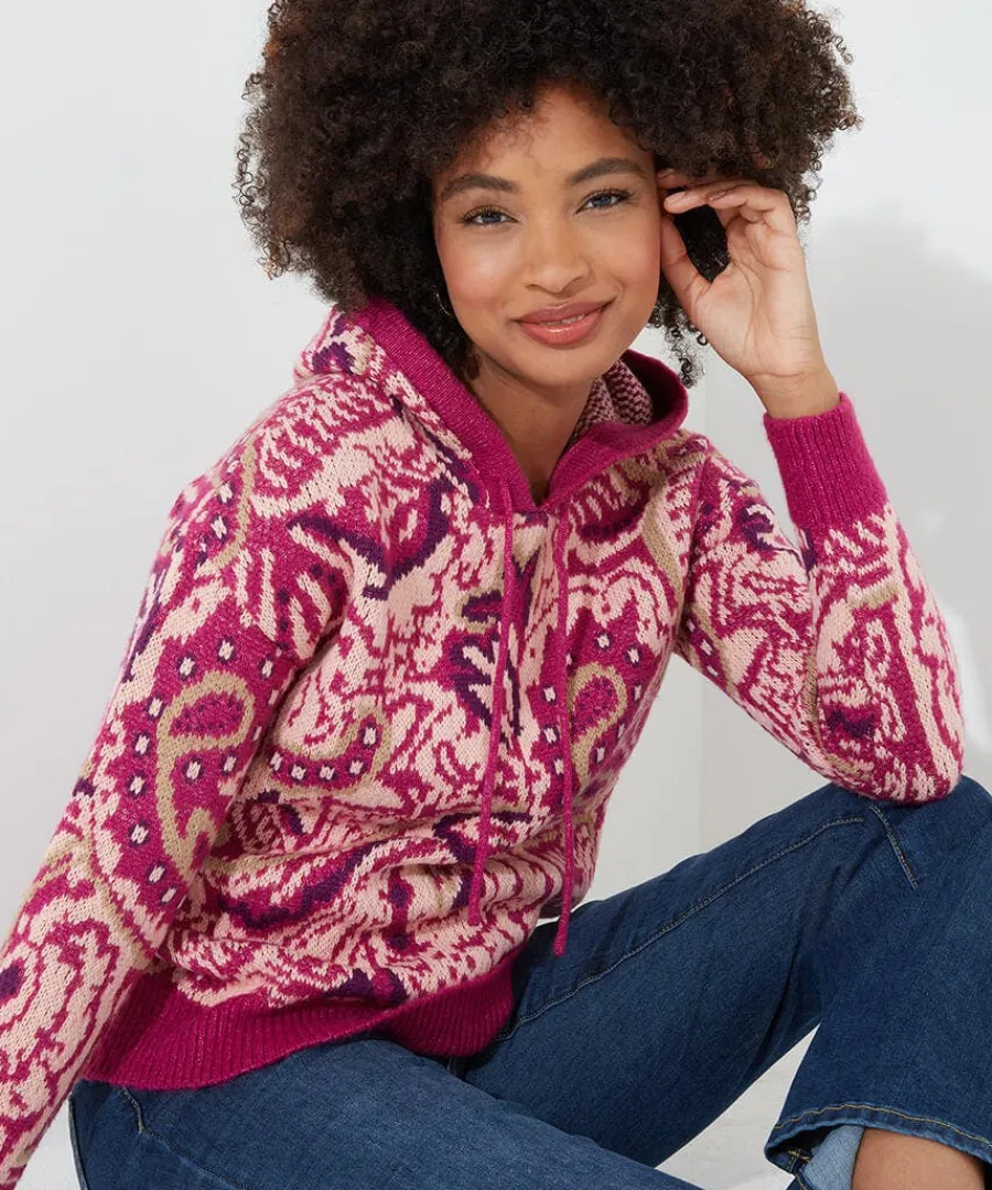 perfectly_paisley_hooded__3.webp Fashion Joe Browns Perfectly Paisley Hooded Jumper Pink