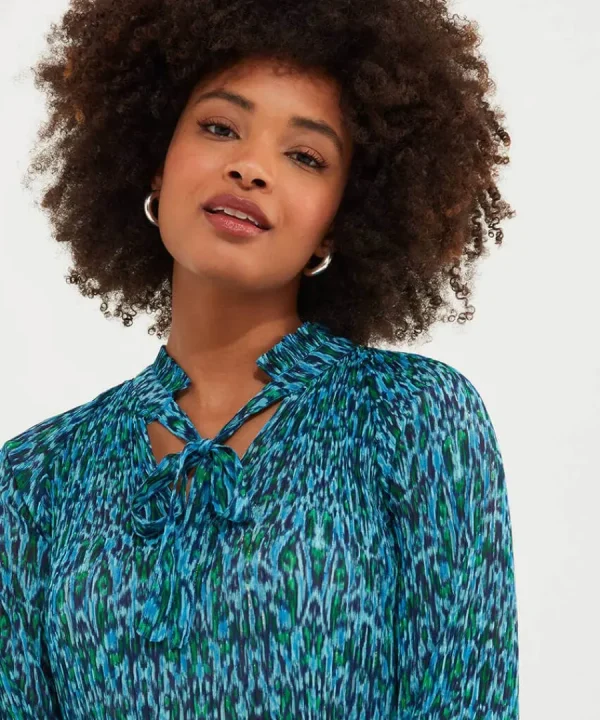 Discount Joe Browns Perfectly Plisse Blouse Blue
