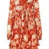 Store Joe Browns Perfectly Plisse Tunic Burnt Orange