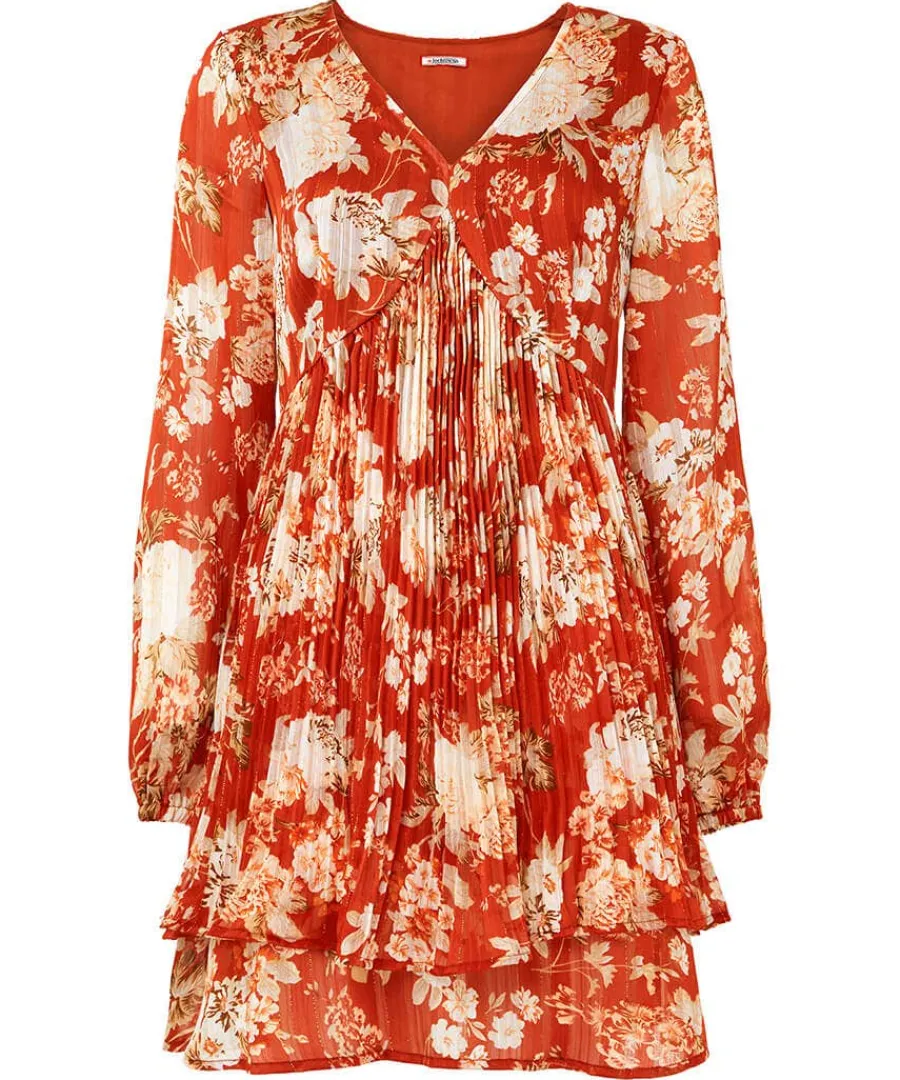 perfectly_plisse_tunic_0.webp Store Joe Browns Perfectly Plisse Tunic Burnt Orange