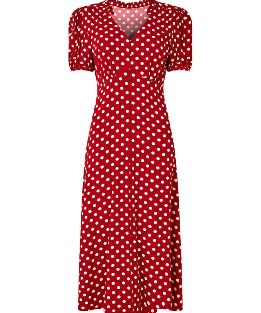 perfectly_polka_dress_0.webp Outlet Joe Browns Perfectly Polka Dress Berry