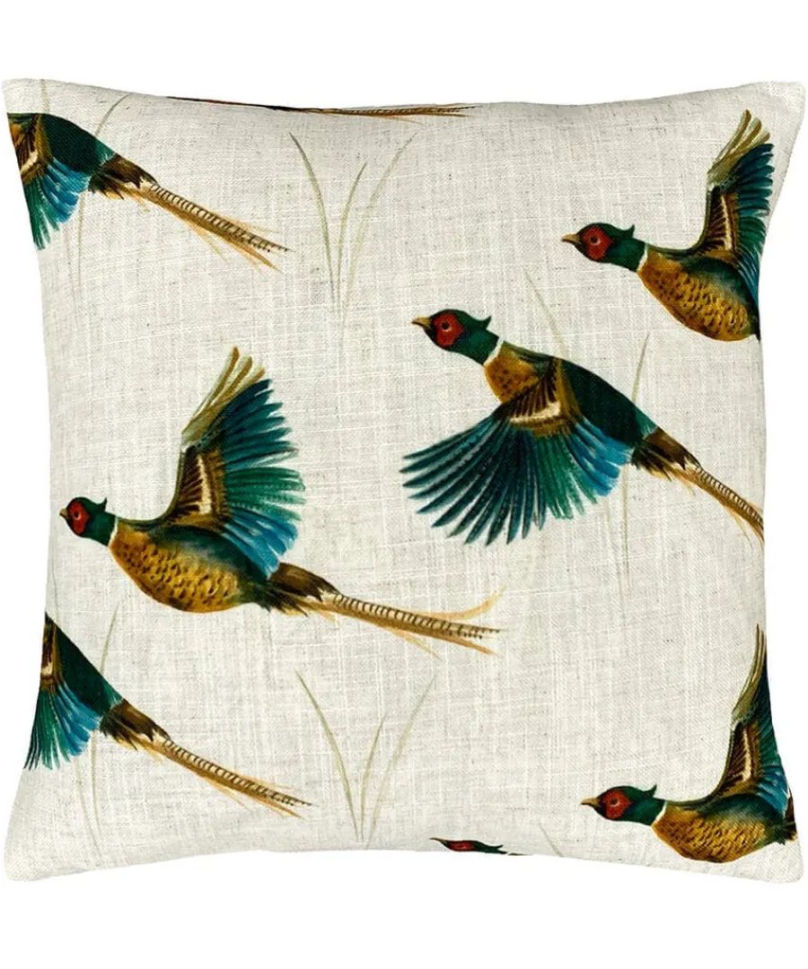 pheasants_in_flight_cushi_0.webp Shop Joe Browns Pheasants In Flight Cushion Cream