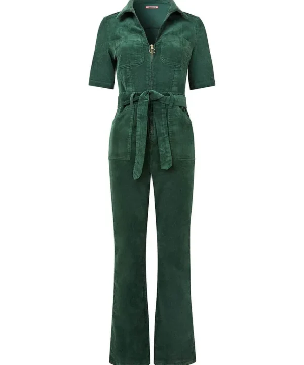 Cheap Joe Browns Pixie Cord Jumpsuit Green