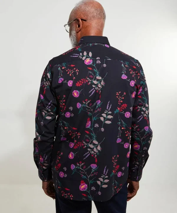 Sale Joe Browns Pop Floral Shirt Black