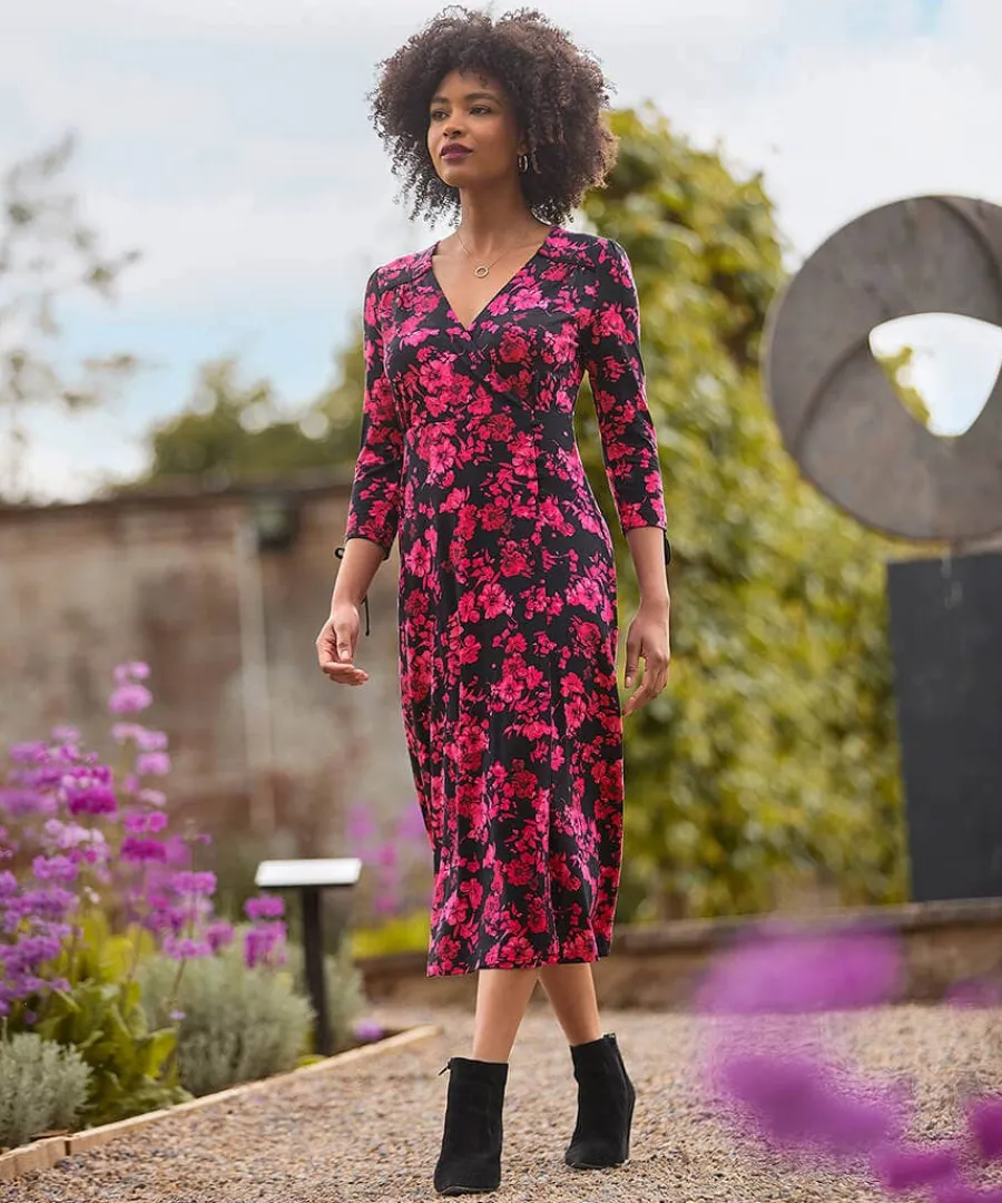 pop_of_colour_jersey_dres_1.webp Clearance Joe Browns Pop Of Colour Jersey Dress Black
