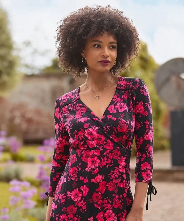Clearance Joe Browns Pop Of Colour Jersey Dress Black