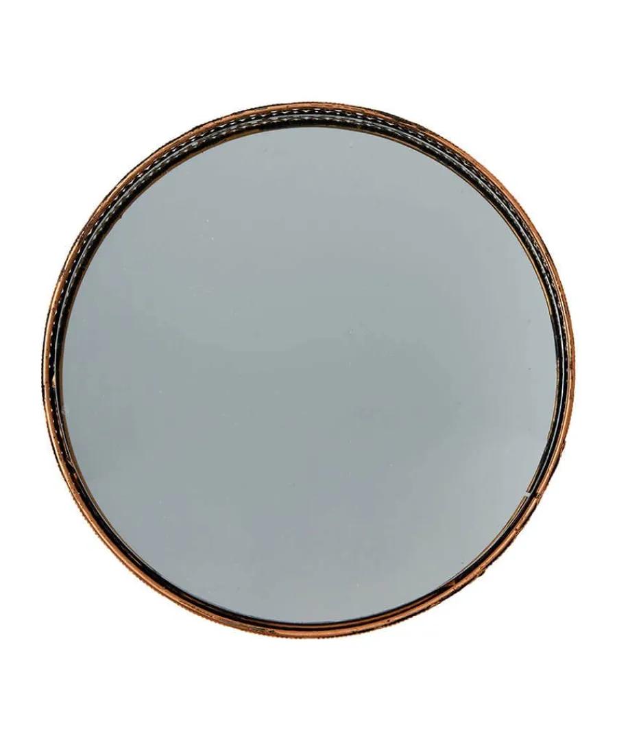 portobello_round_brass_mi_1.webp Best Sale Joe Browns Portobello Round Brass Mirror Tray Gold