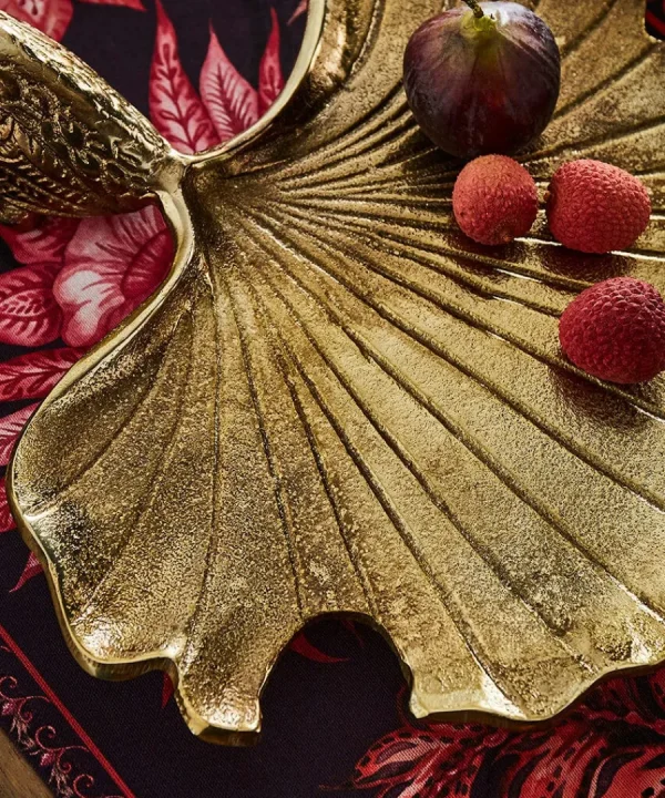 Cheap Joe Browns Precious Peacock Trinket Platter Gold