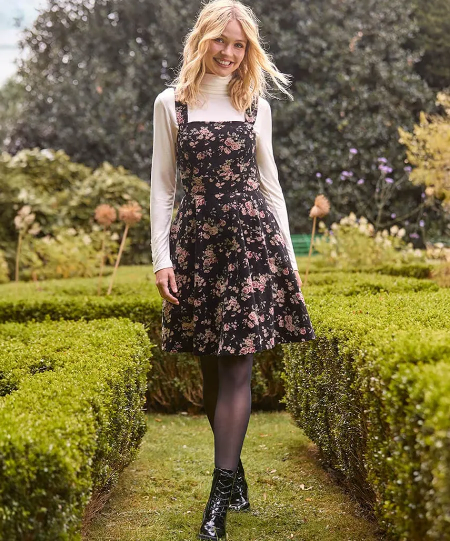 prettiest_vintage_velvet__1.webp Sale Joe Browns Prettiest Vintage Velvet Dress Black