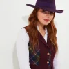 Outlet Joe Browns Private Showing Wool Fedora Purple
