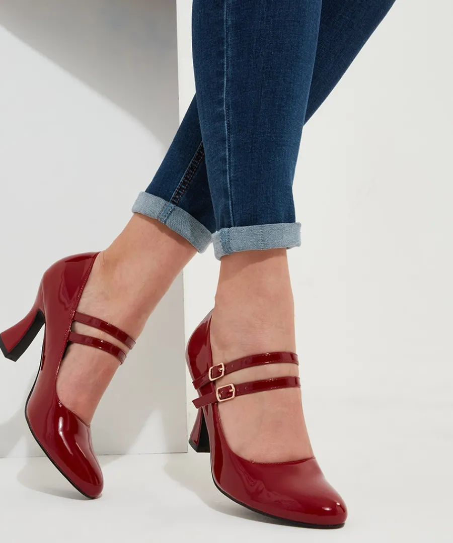 promise_me_patent_shoes_1.webp Best Sale Joe Browns Promise Me Patent Shoes Red