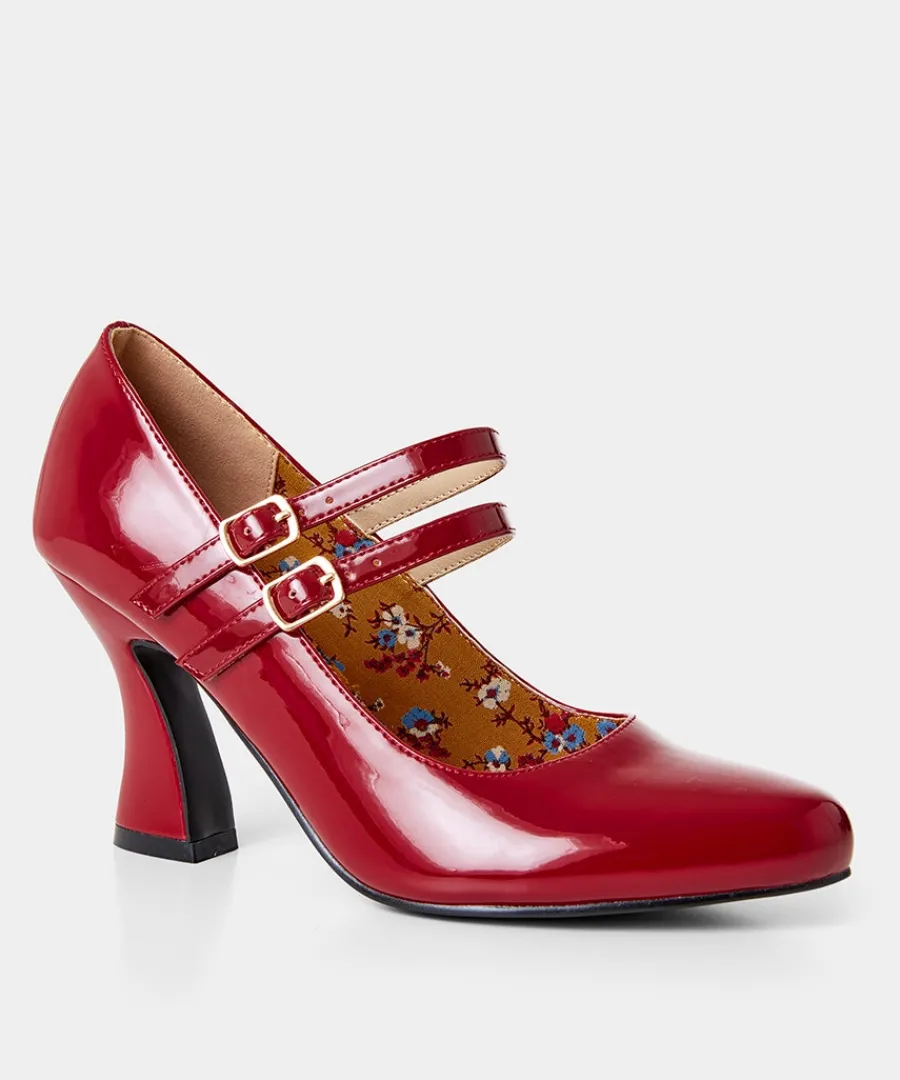 promise_me_patent_shoes_2.webp Best Sale Joe Browns Promise Me Patent Shoes Red