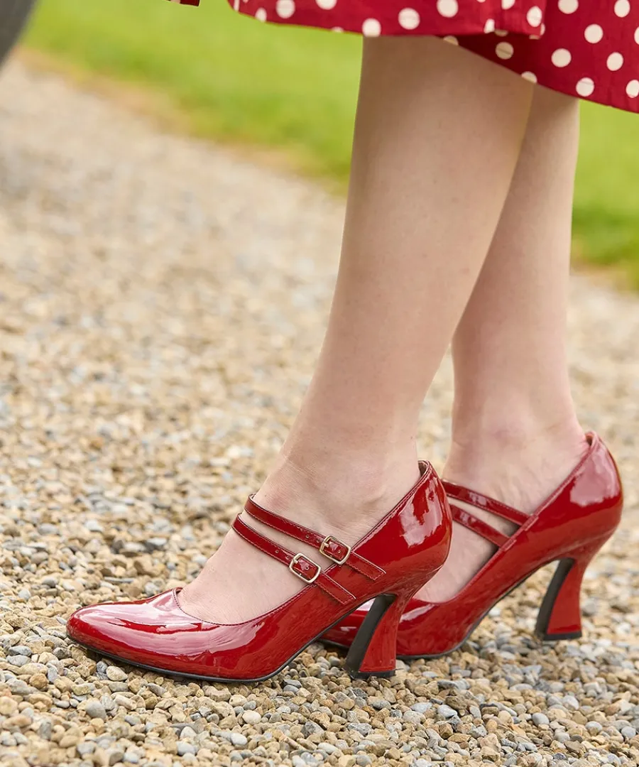 promise_me_patent_shoes_6.webp Best Sale Joe Browns Promise Me Patent Shoes Red