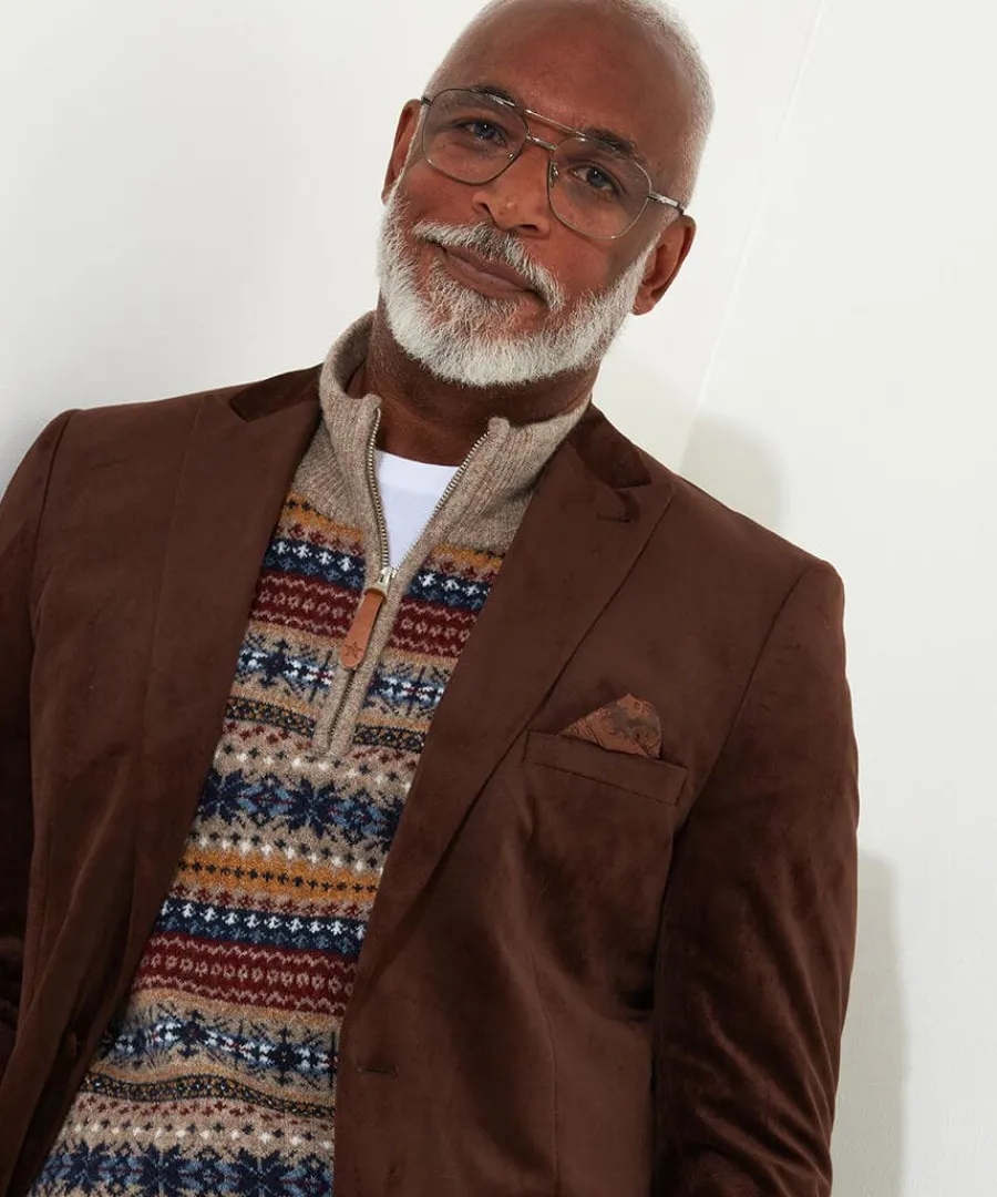 remarkable_luxe_blazer_1.webp Cheap Joe Browns Remarkable Luxe Blazer Chocolate