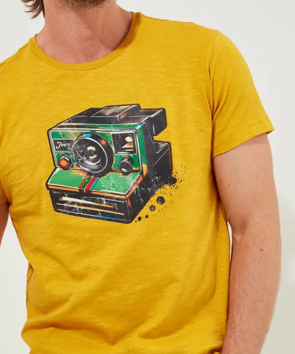 Flash Sale Joe Browns Retro Camera Tee Yellow