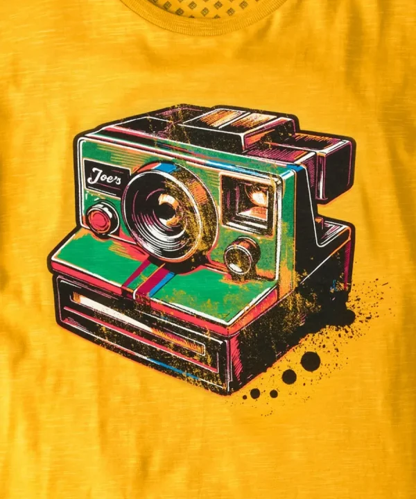 Flash Sale Joe Browns Retro Camera Tee Yellow