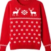 Fashion Joe Browns Retro Reindeer Jumper Red