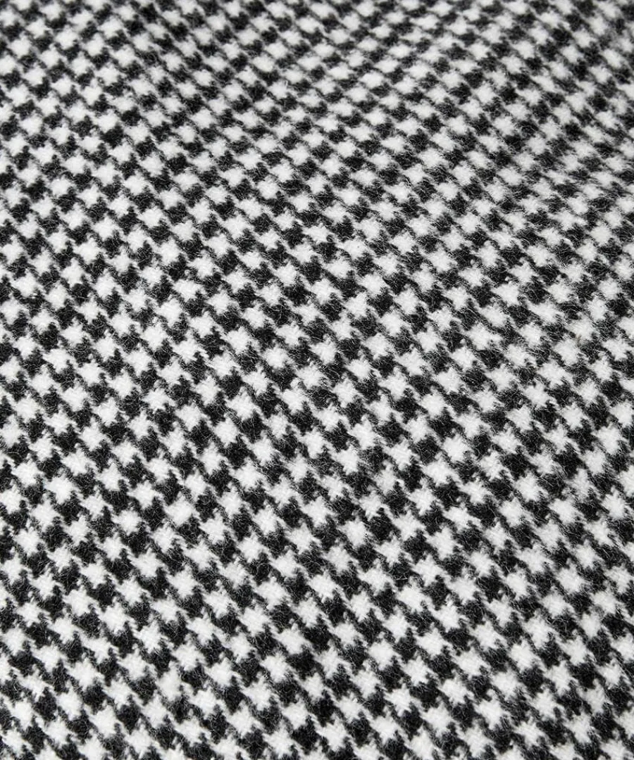 retro_vibe_dogtooth_cap_0.webp Sale Joe Browns Retro Vibe Dogtooth Cap Black/ White