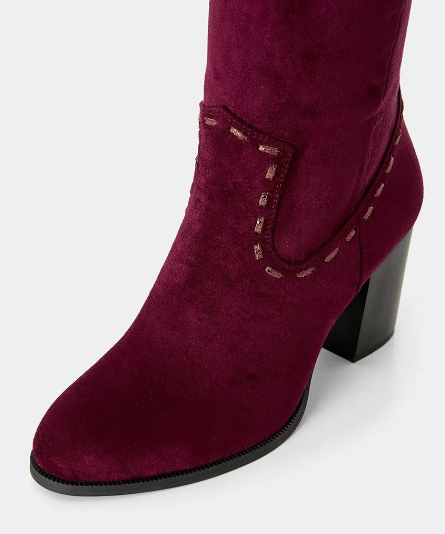 revelry_whip_stitch_boots_3.webp Store Joe Browns Revelry Whip Stitch Boots Dark Red