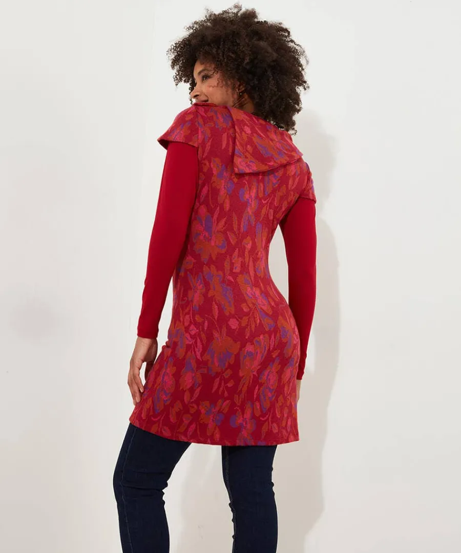 rich_florals_jacquard_tun_1.webp Best Joe Browns Rich Florals Jacquard Tunic Raspberry