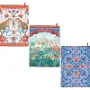 Cheap Joe Browns Road To Jaipur Pack Of 3 Tea Towels Blue